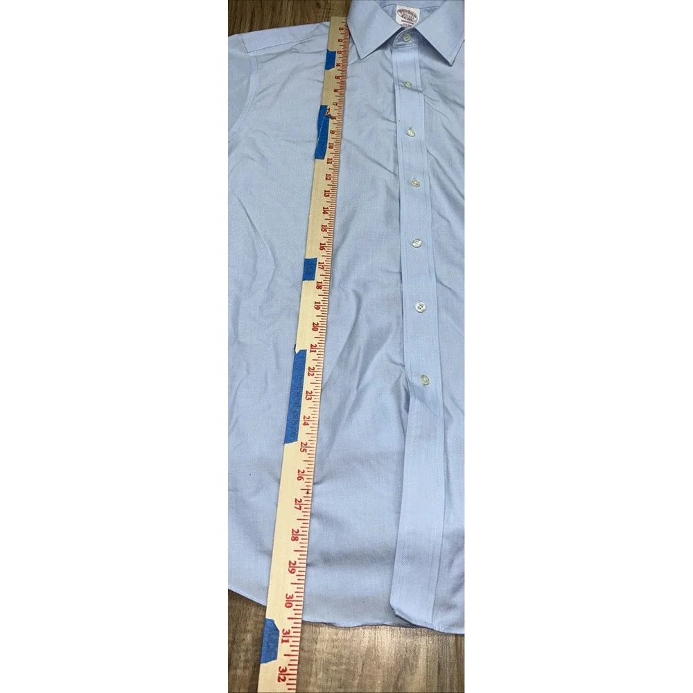 Brooks Brothers Madison French Cuff Button Up Men's 15.5-33 Light Blue‎ (READ)